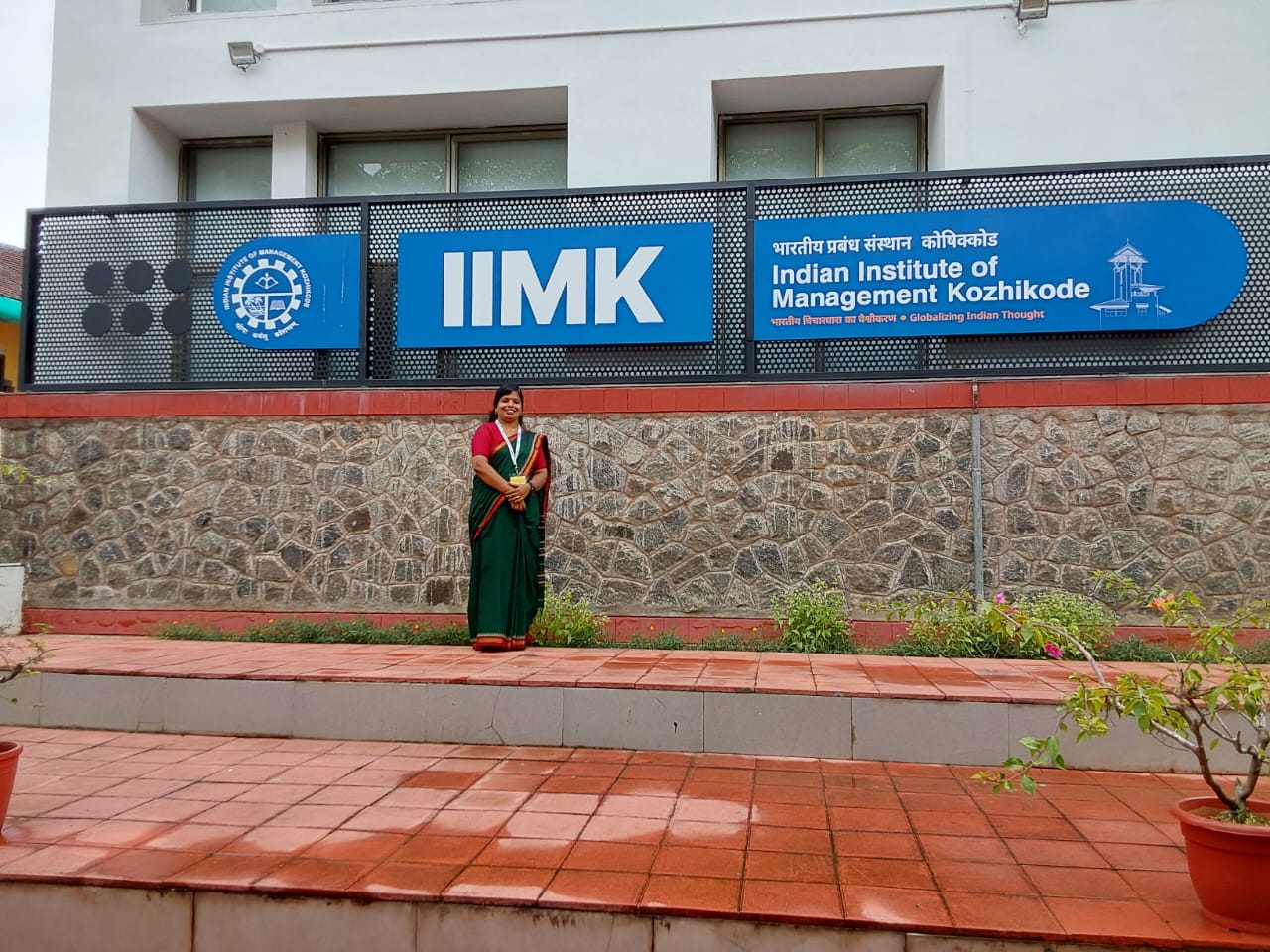 Dr. Senbagam Raja at the Indian Institute of Management Kozhikode (IIMK)